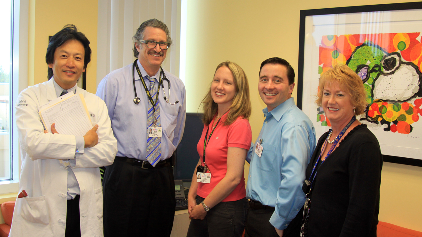 Peter Sun, MD, Jacob Neufelder, MD, Jessica Martin, PT, James Policy, MD, Marcie Humphrey, RN